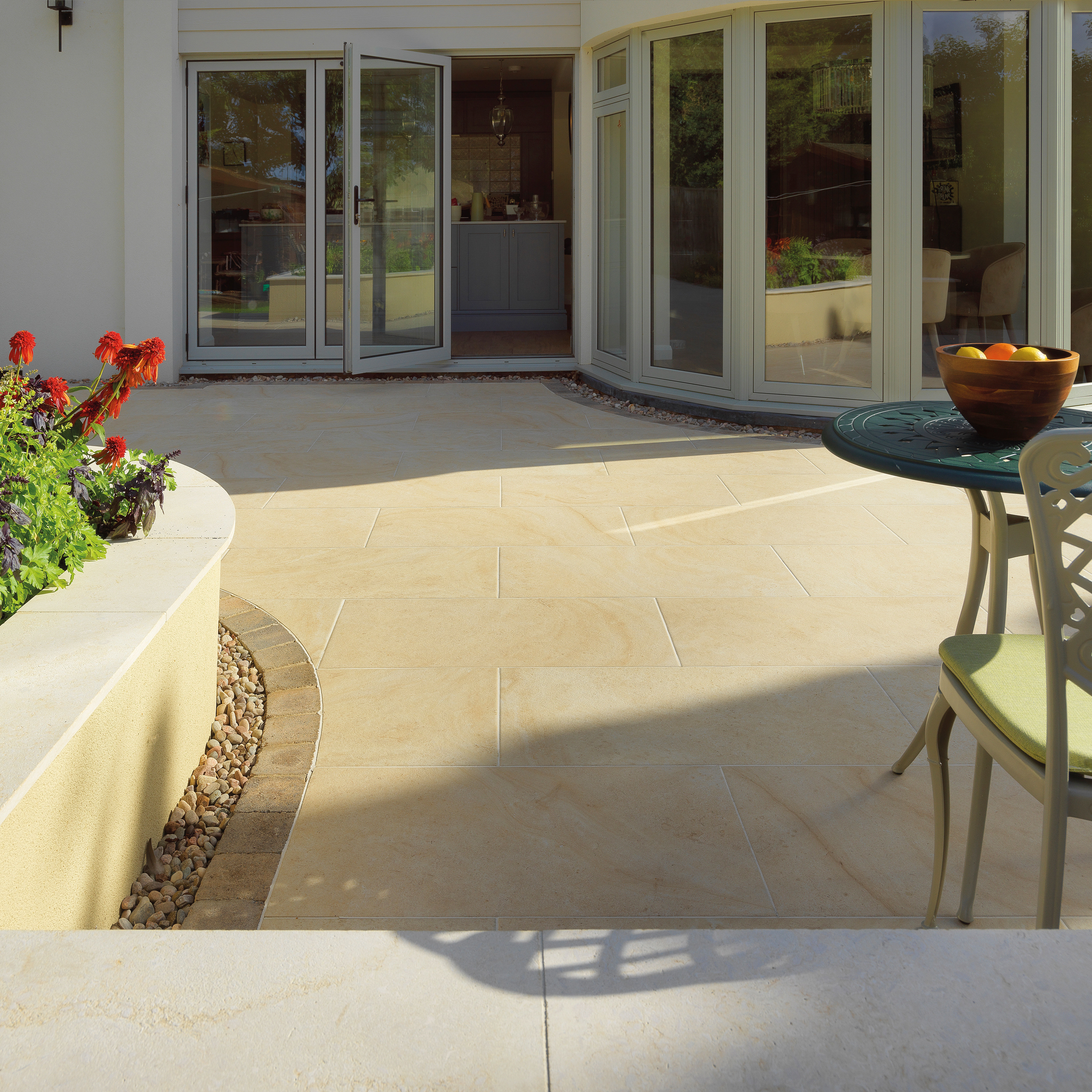 Pavestone Dolomite Porcelain Paving Pack French Limestone 1000mm x 500mm x 20mm