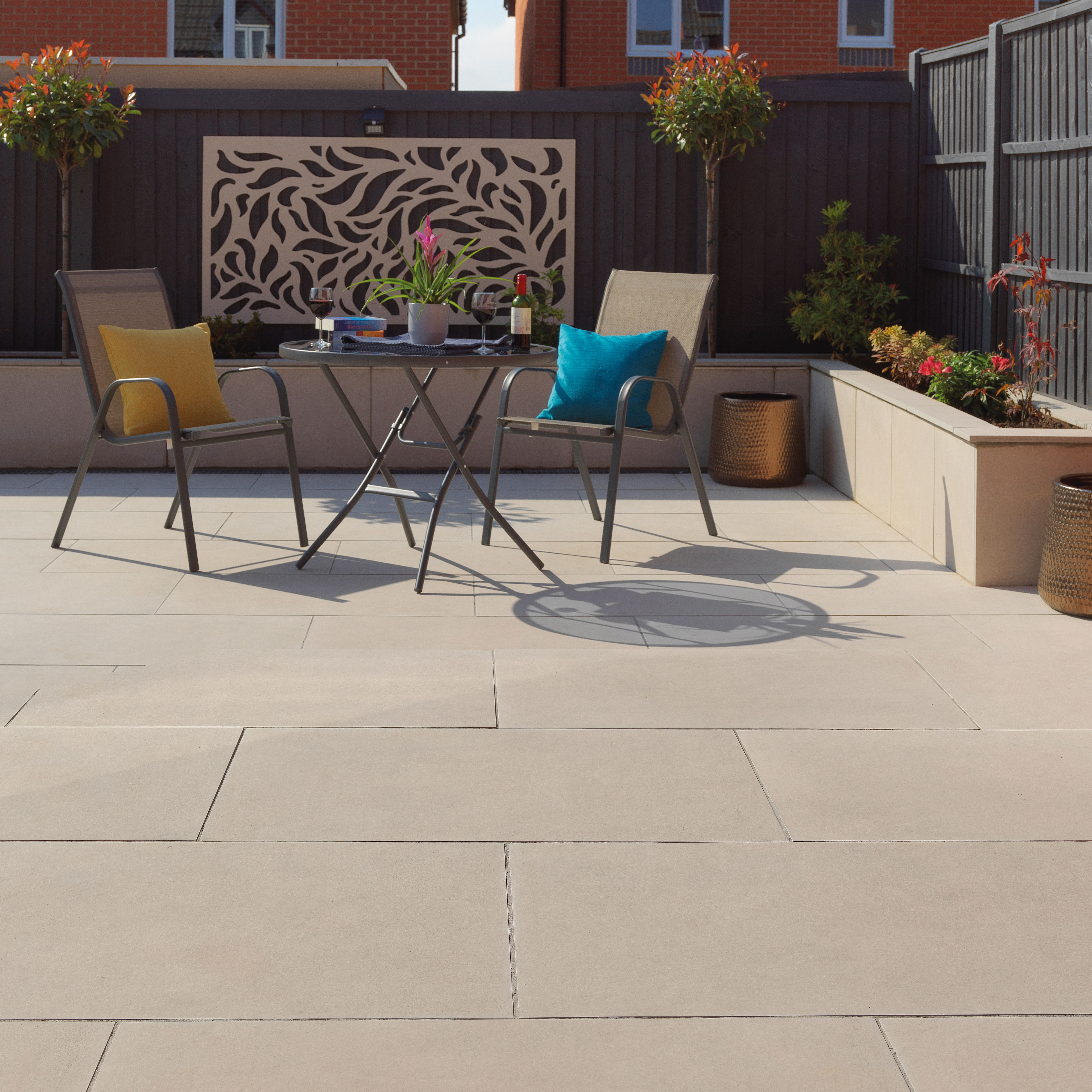 Pavestone Alfa Porcelain Paving Pack Bone 900mm x 600mm x 20mm