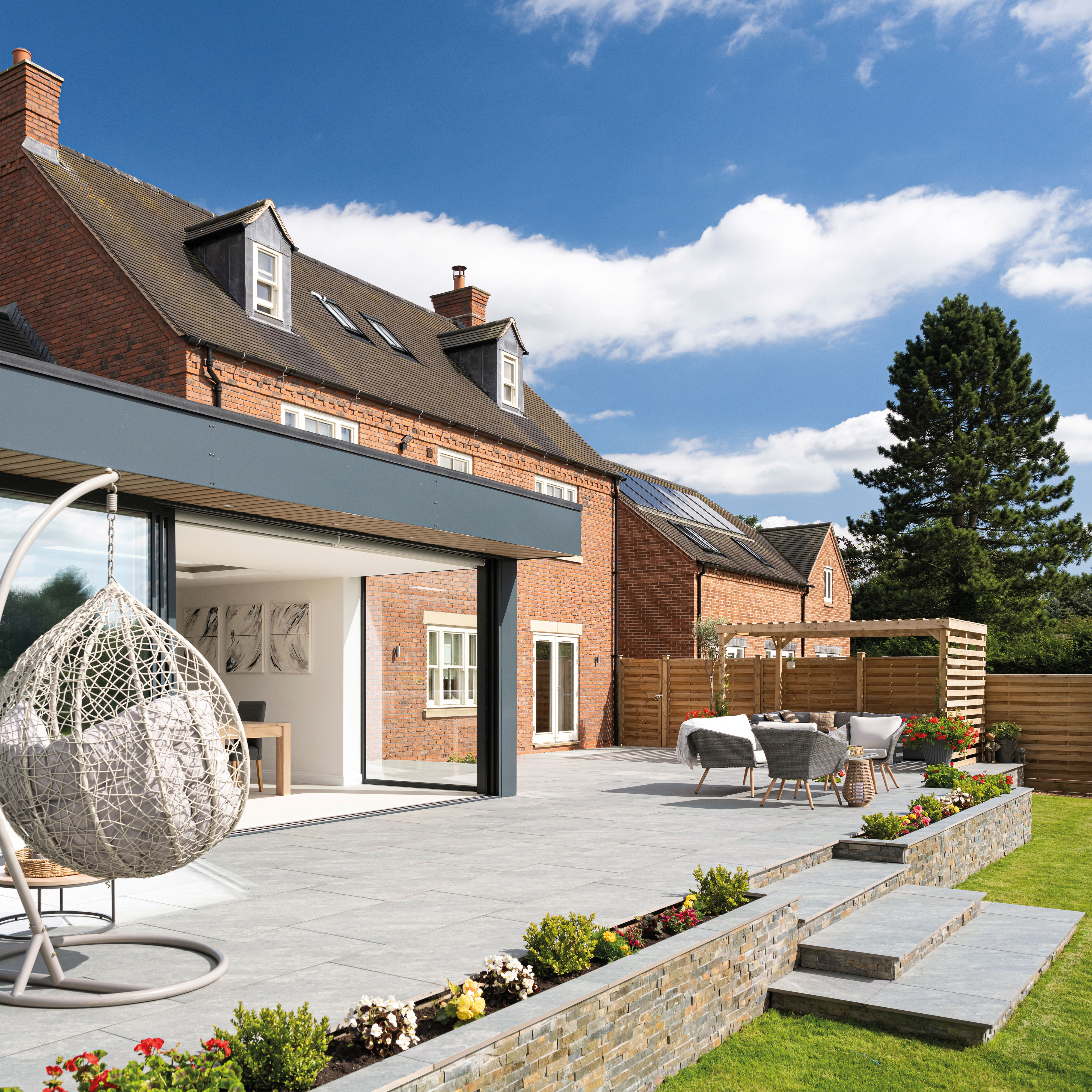 Pavestone Classic Porcelain Paving Pack Grey (Pack of 60) 600mm x 600mm x 20mm (21.6m²)