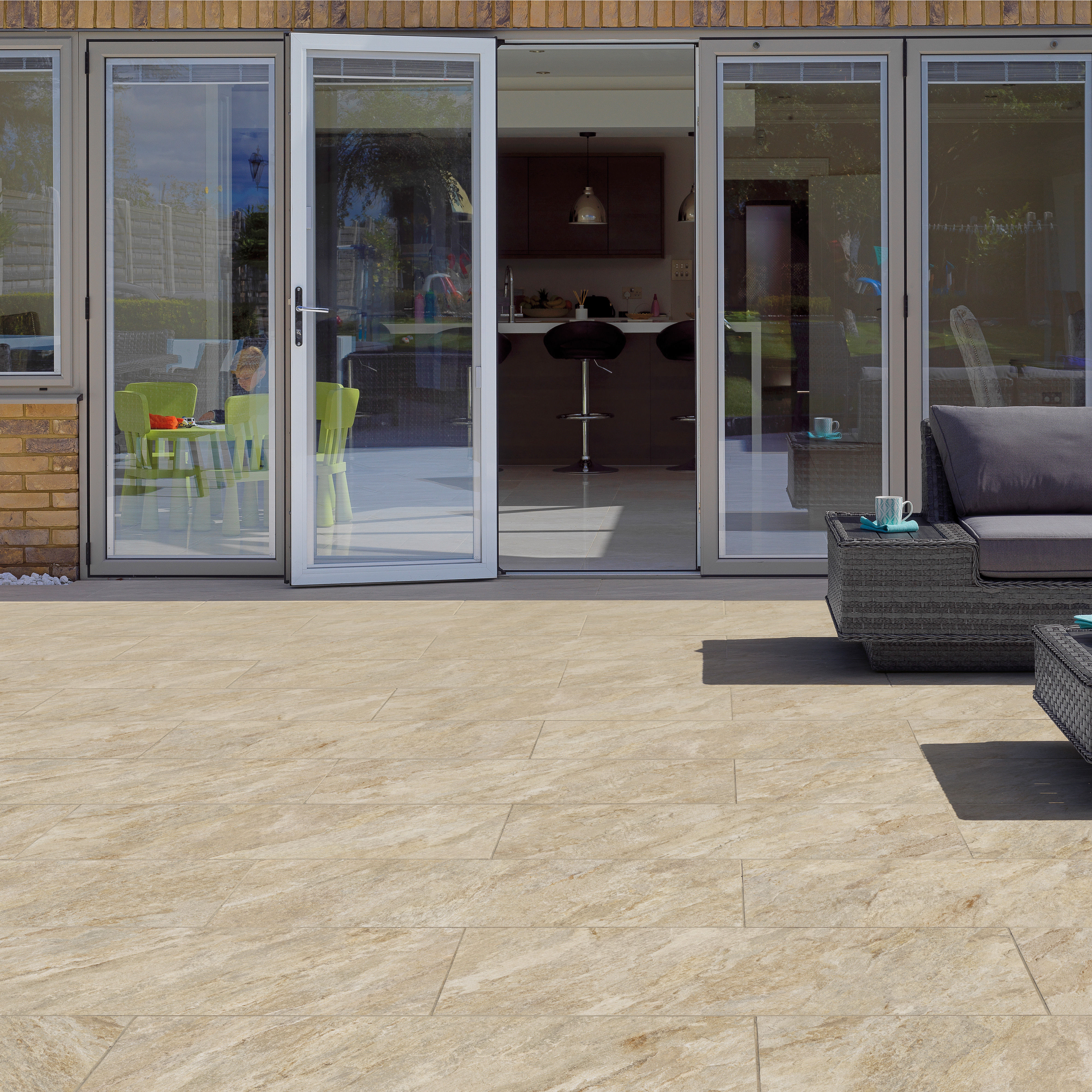 Pavestone Dolomite Porcelain Paving Eris (Pack of 10) 1000mm x 500mm x 20mm (5m²)