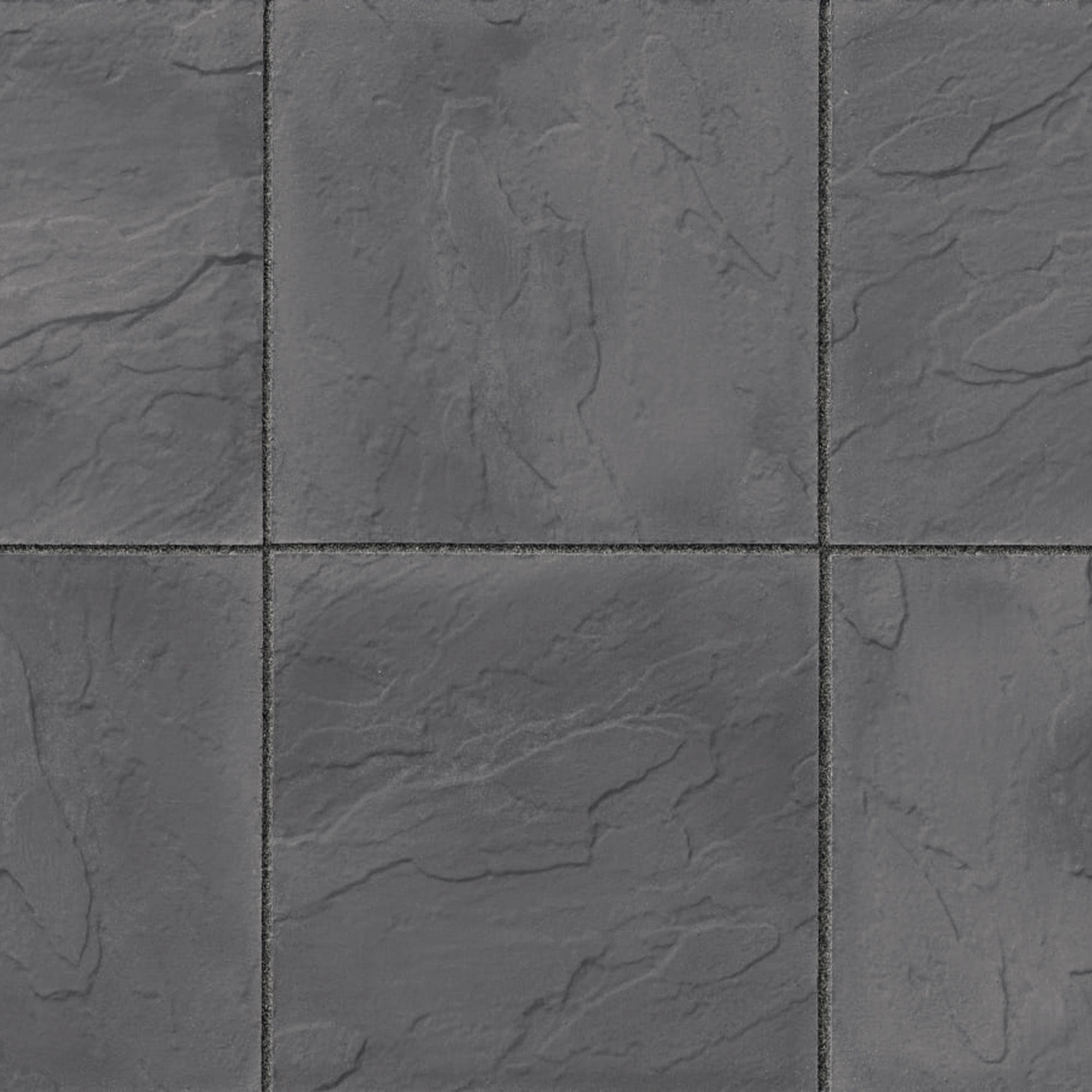 Stonemarket Ryton Riven Utility Paving Charcoal 450mm x 450mm x 32mm