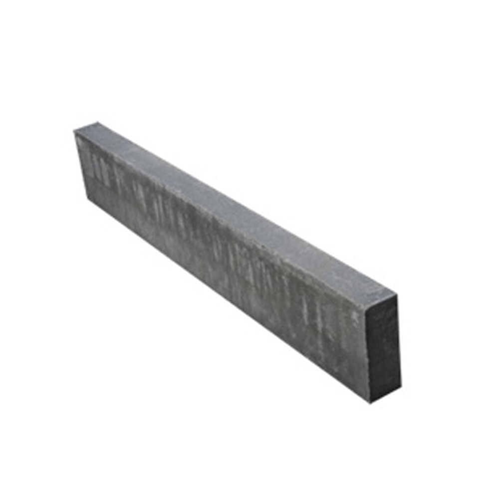 Pressed Flat Top Concrete Path Edge Grey 36" x 6" x 2"