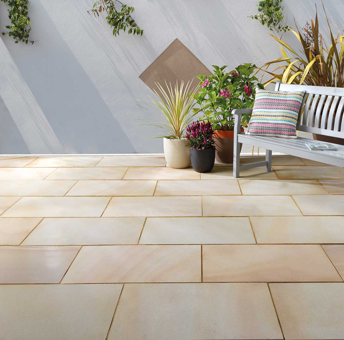Pavestone Piazza Oasis Paving Pack (20mm Sawn) 500mm x 500mm 11.3m²