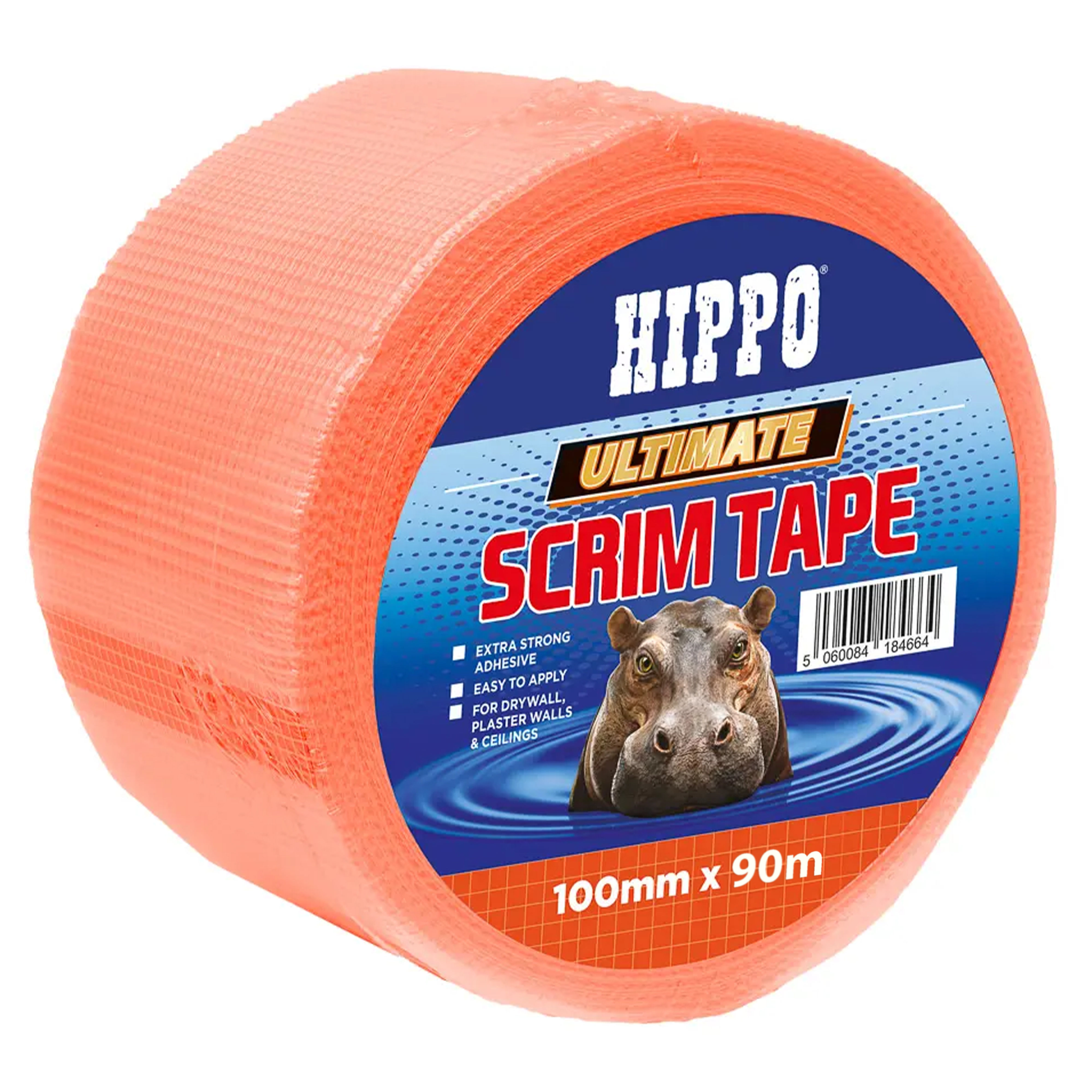 Hippo Ultimate Scrim Tape Orange 100mm x 90m