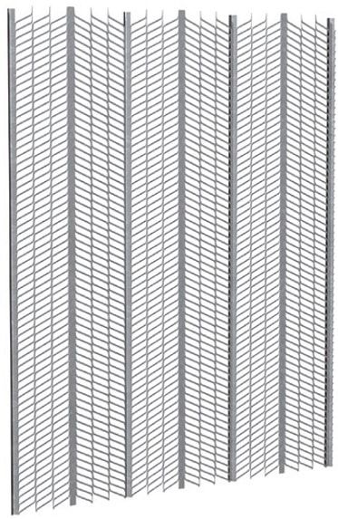 Stainless Steel Riblath 2.5m x 600mm - 267/600