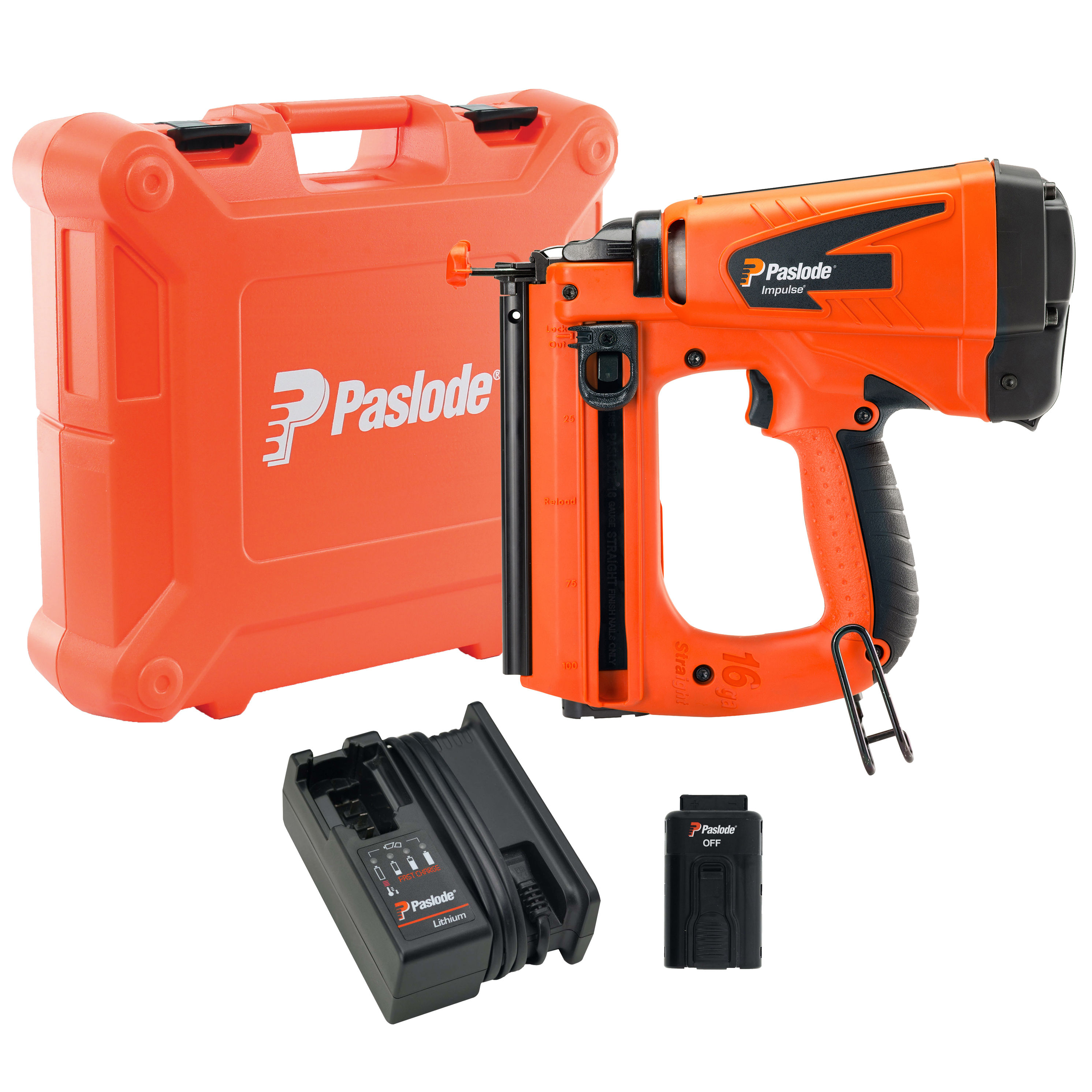 Paslode IM65 F16 Li-Ion Cordless Brad Nail Gun (2nd Fix) 013323