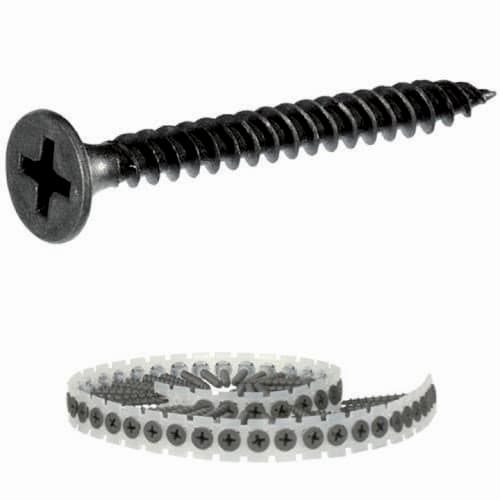 Senco Technofast Collated Drywall Screws Coarse Thread (Box of 1000) 55mm - HBGF3955TE
