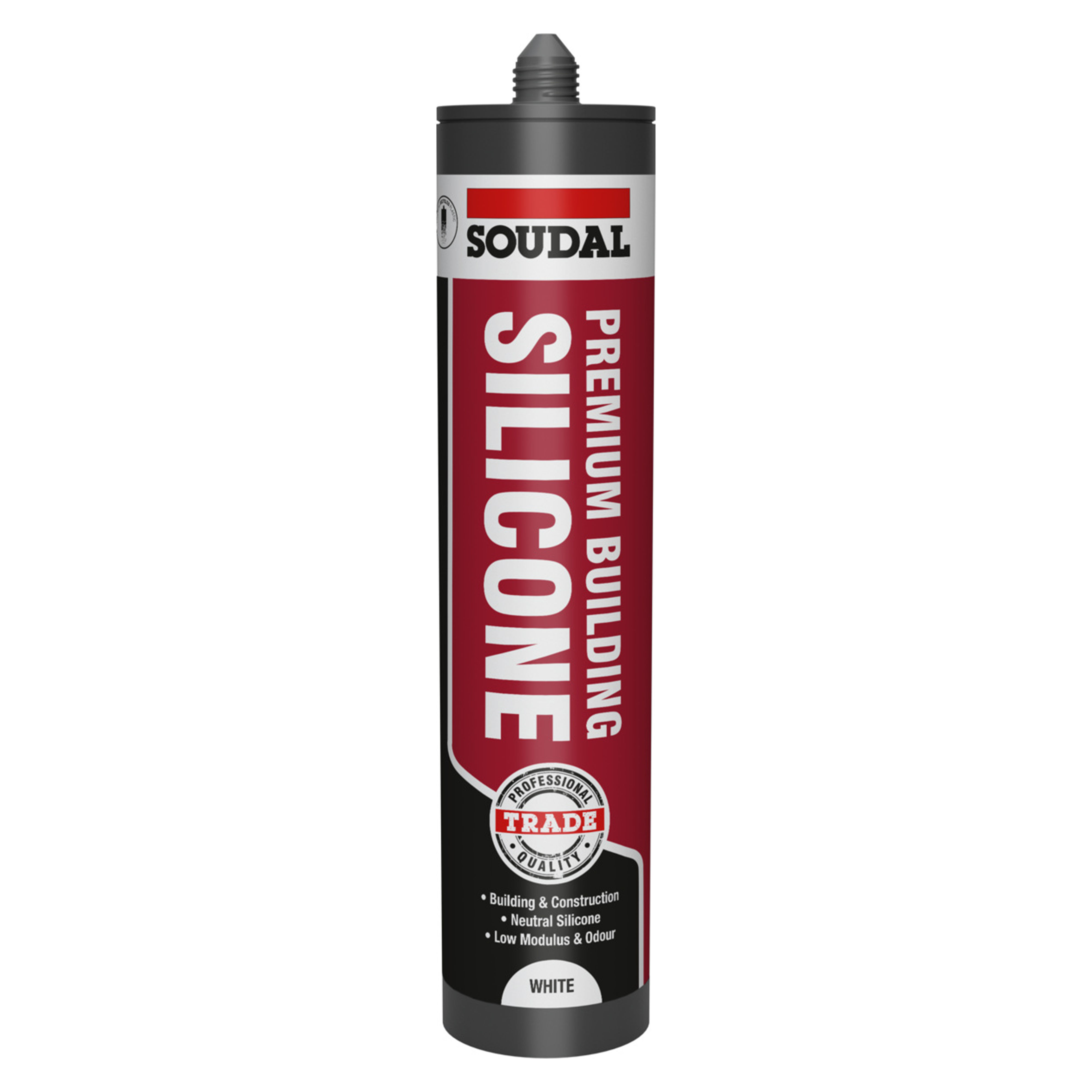 Soudal Trade Premium Building Silicone White 290ml