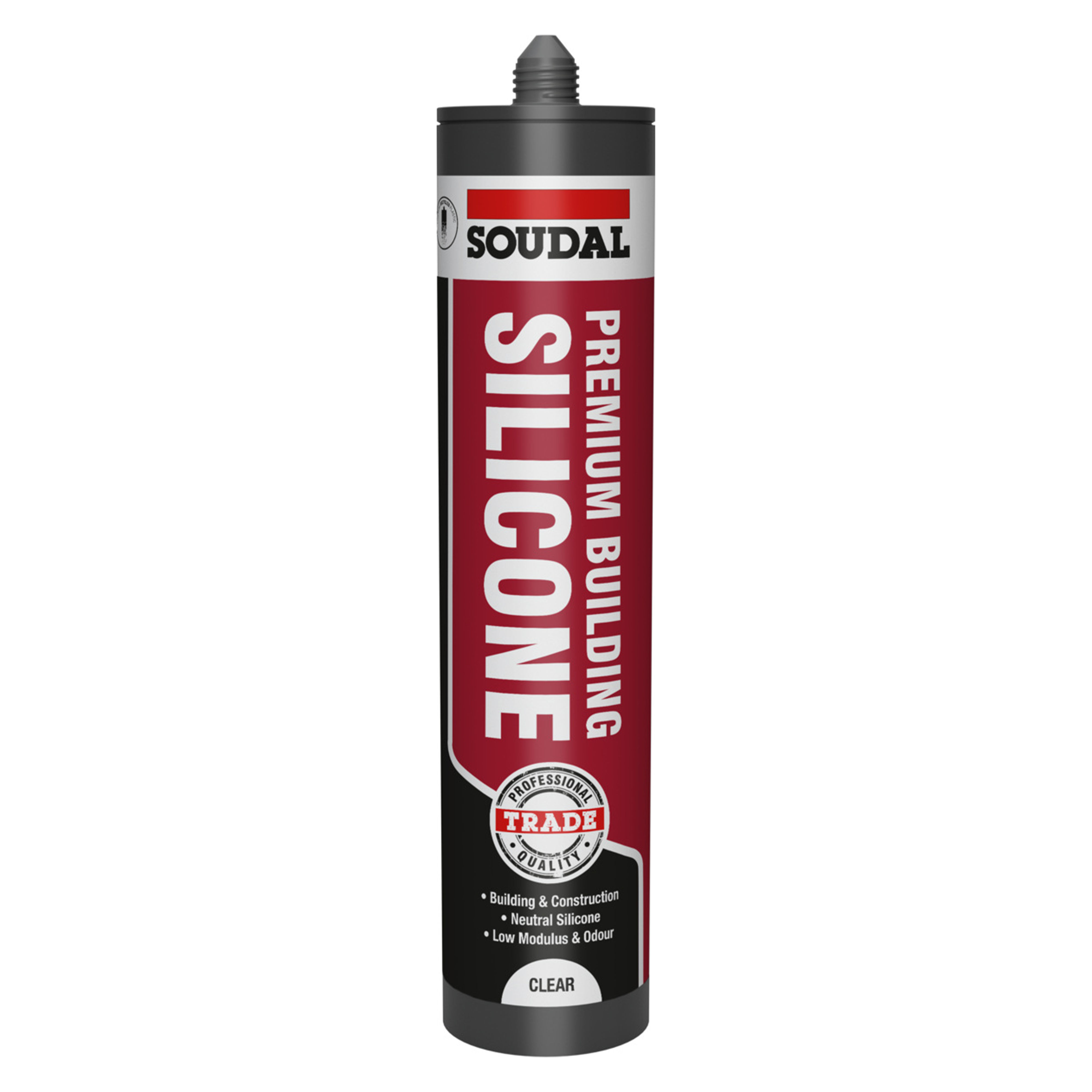 Soudal Trade Premium Building Silicone Clear 290ml