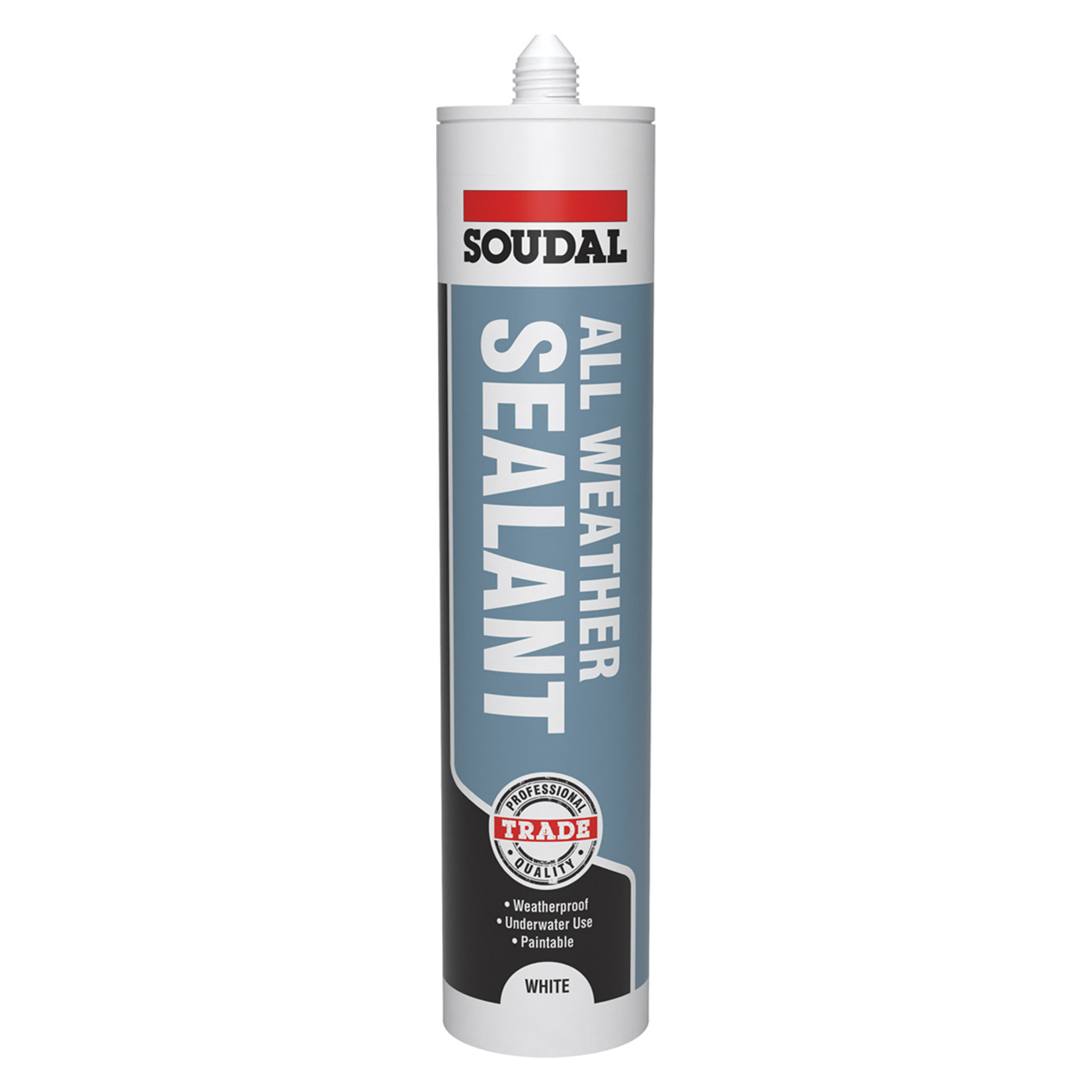 Soudal Trade All Weather Sealant White 290ml
