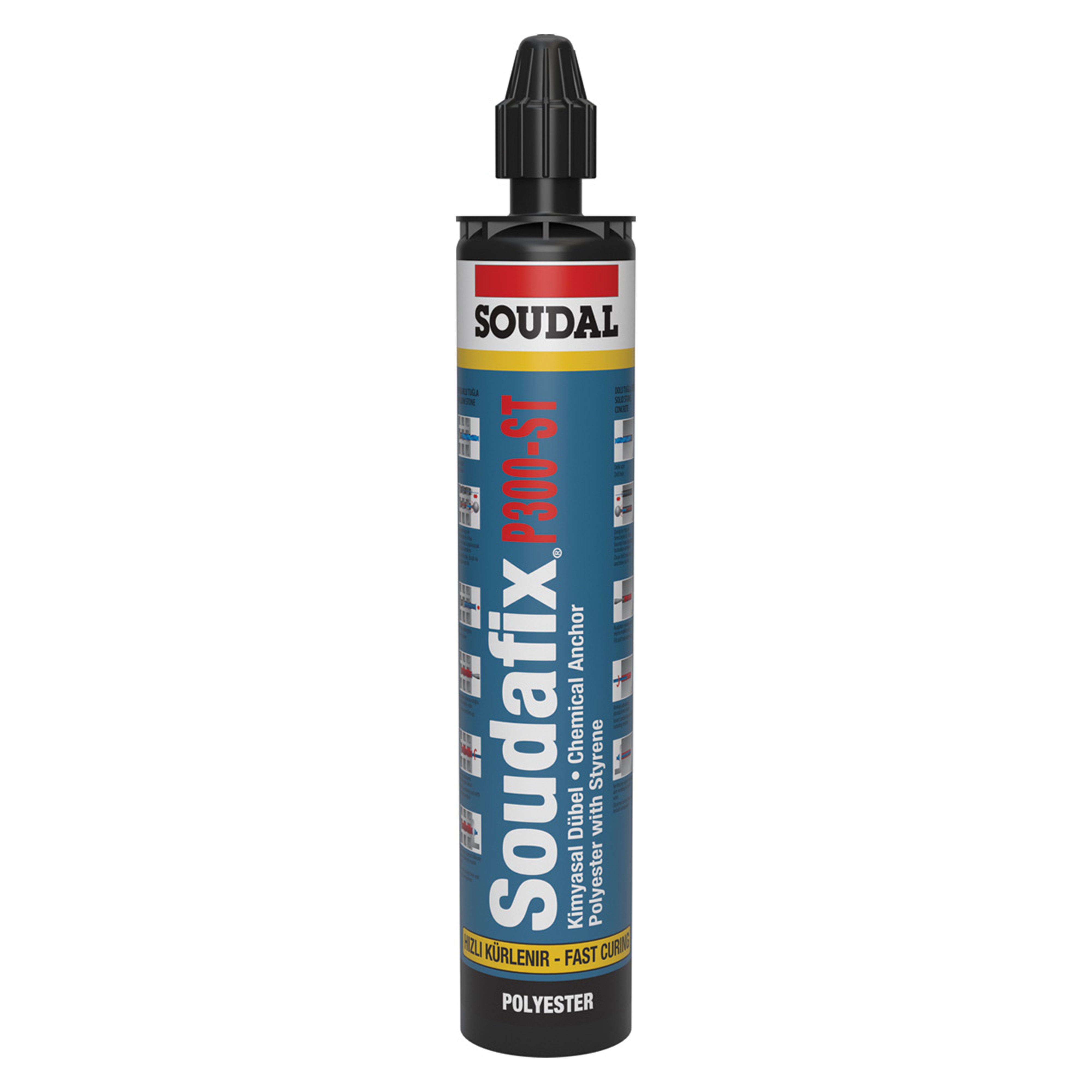 Soudal Soudafix P300-ST Dark Grey 300ml