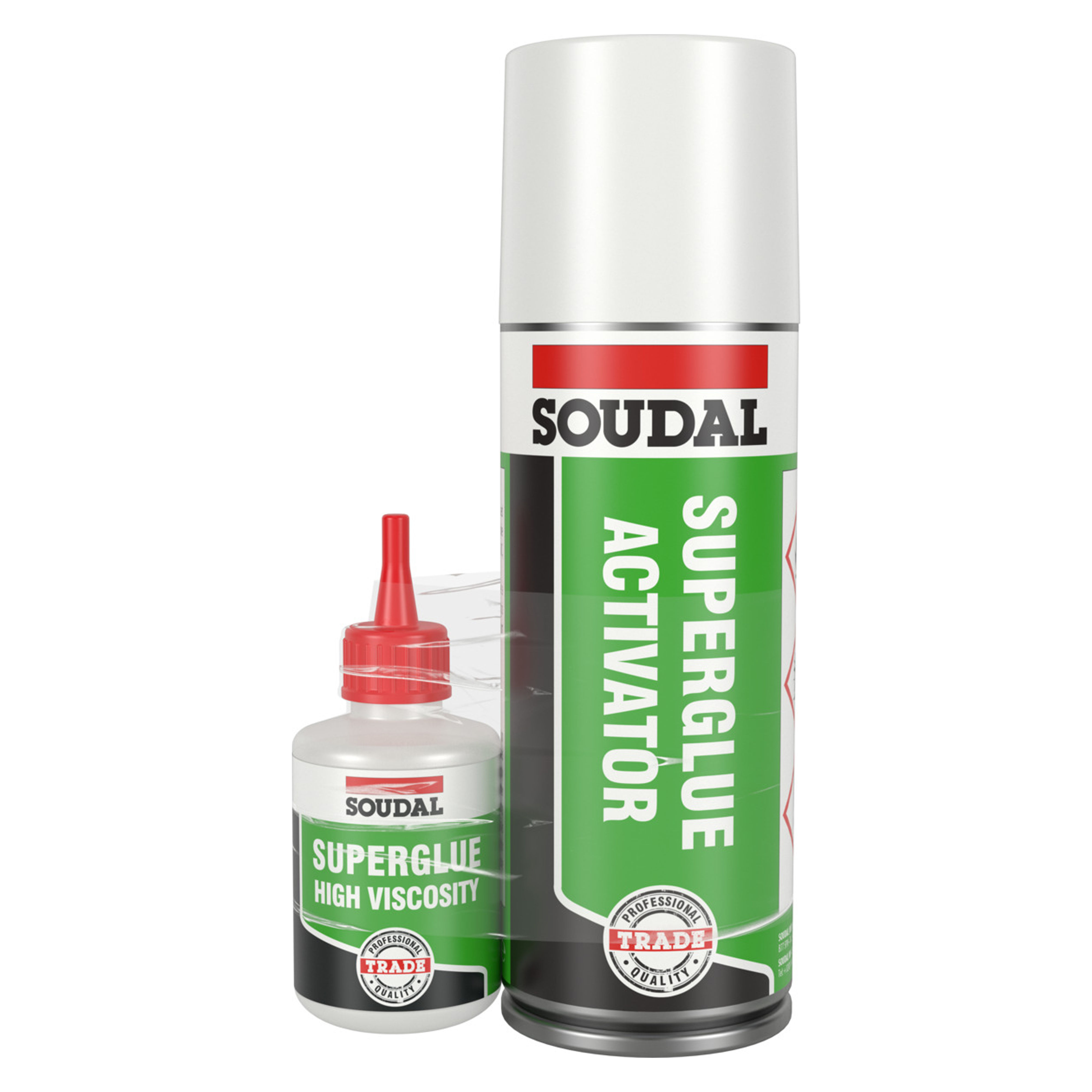 Soudal Trade Mitre Kit 50g Bottle and 200ml Spray