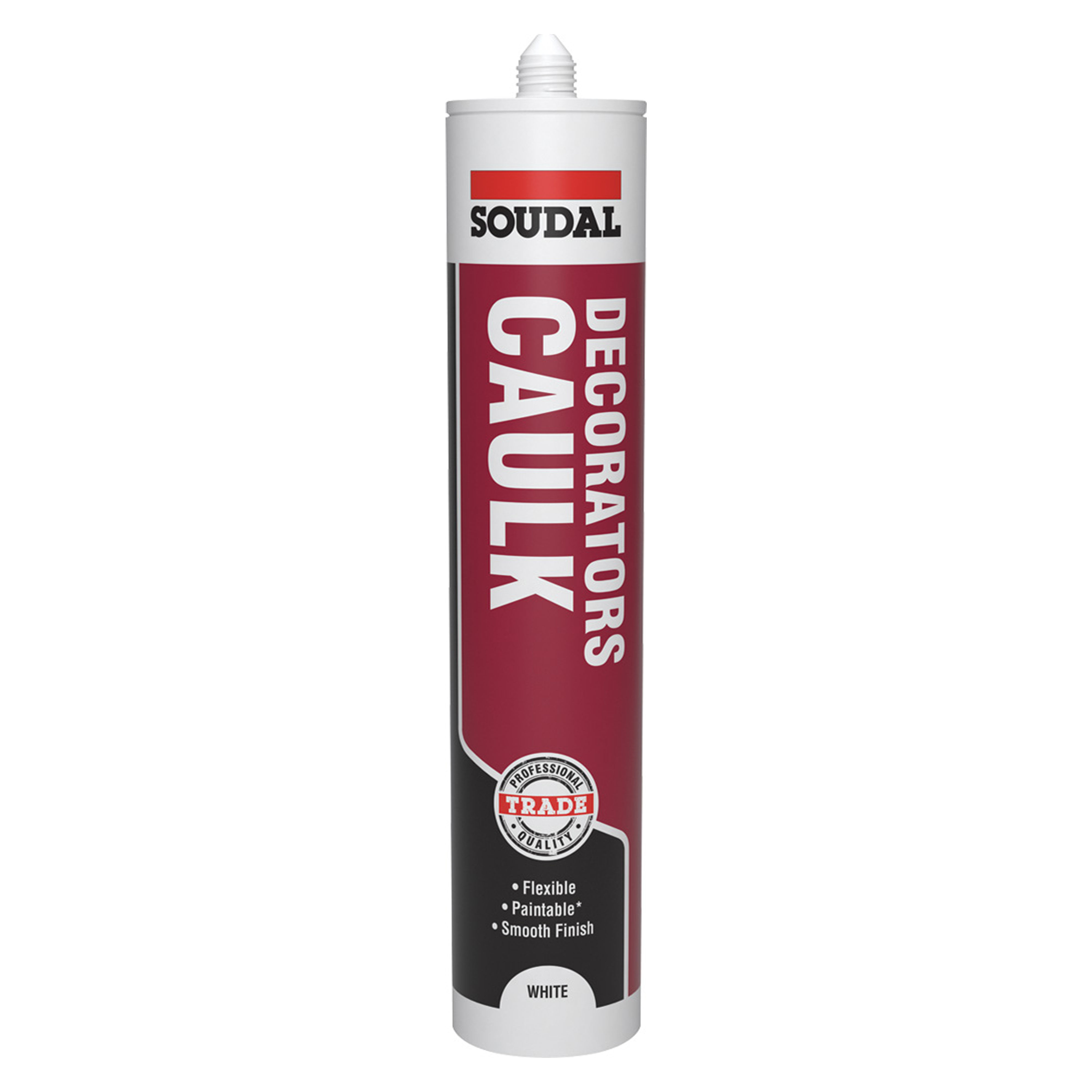 Soudal Trade Decorators Caulk White 380ml
