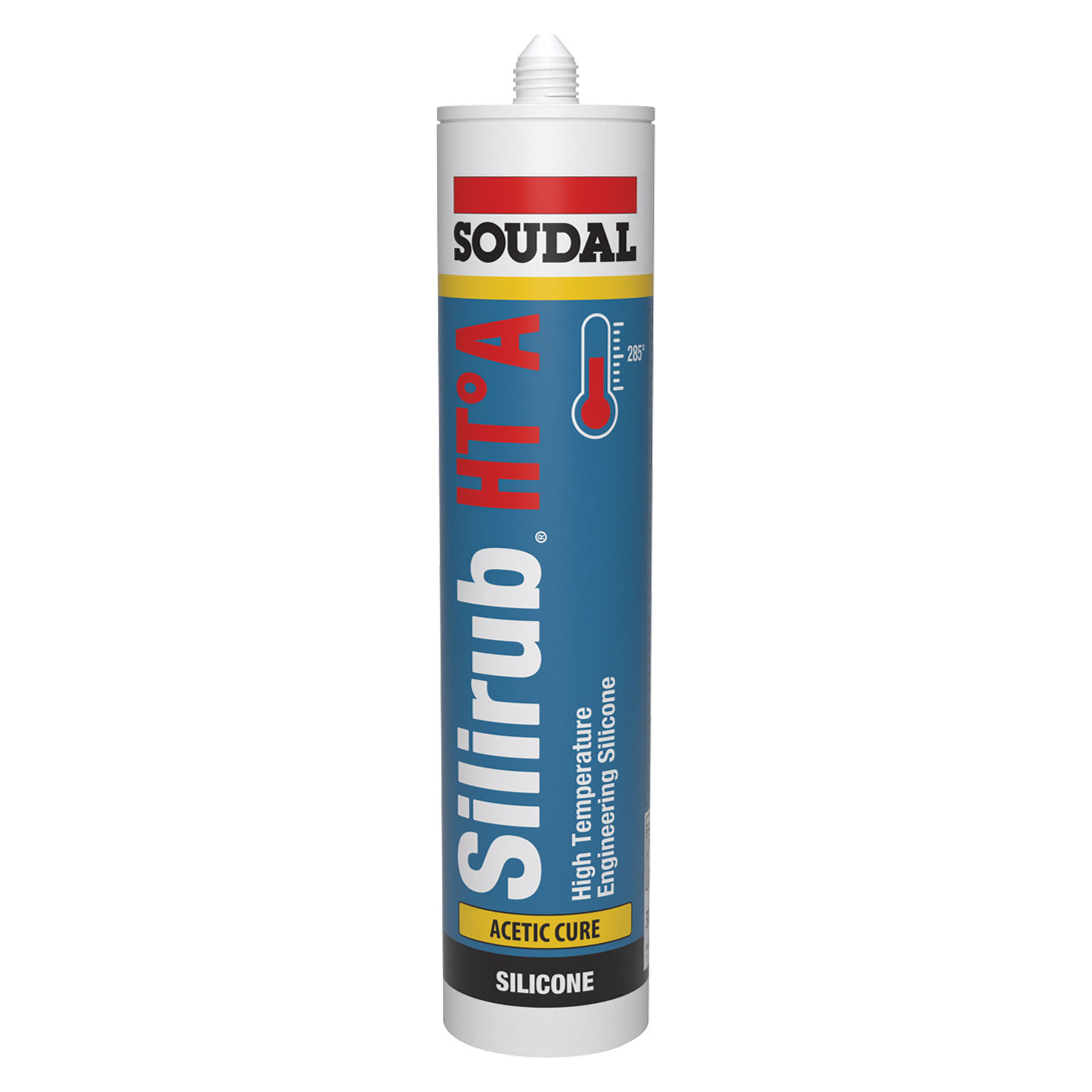 Soudal Silirub HT°-A Black 310ml