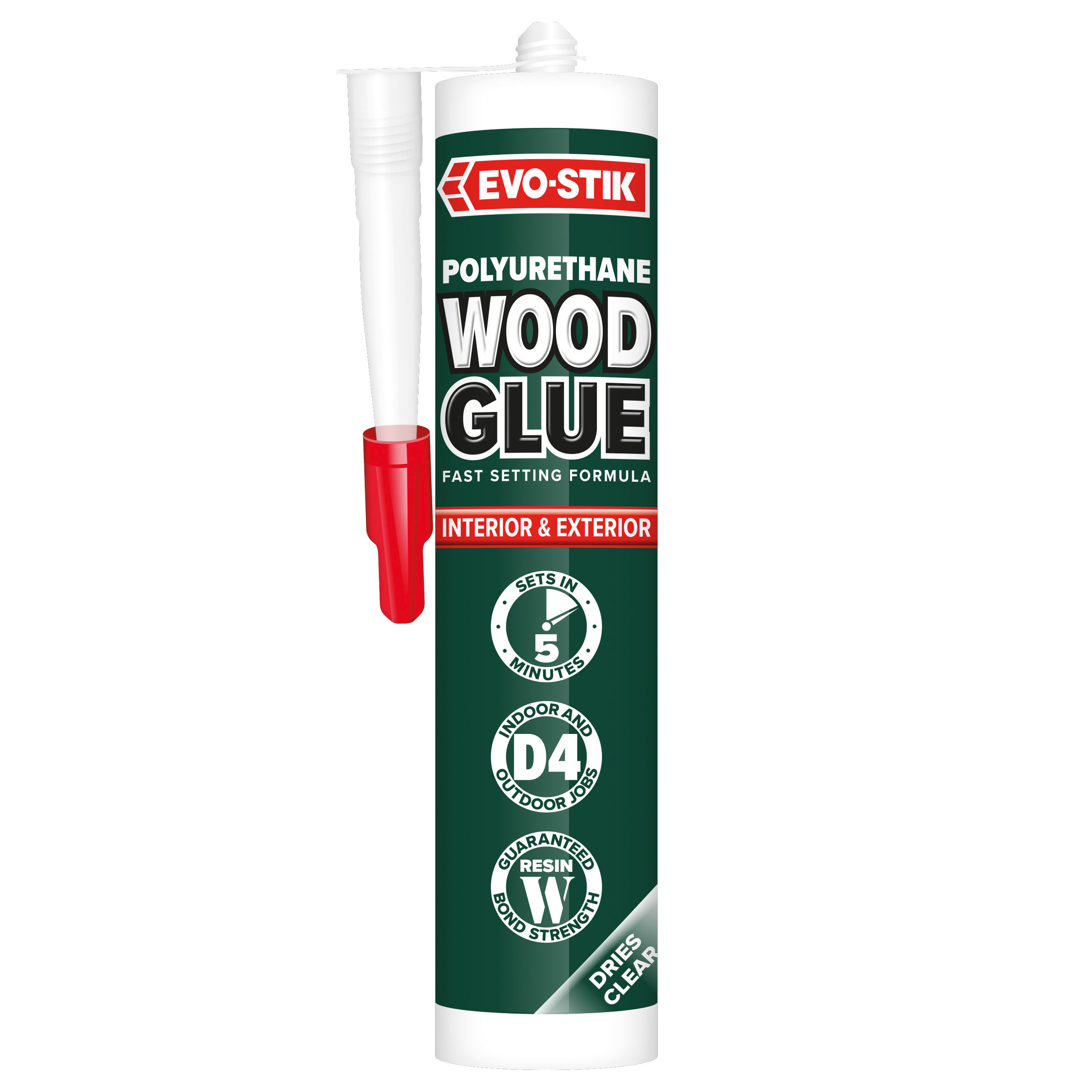 Evostik Polyurethane Wood Glue Clear 310ml