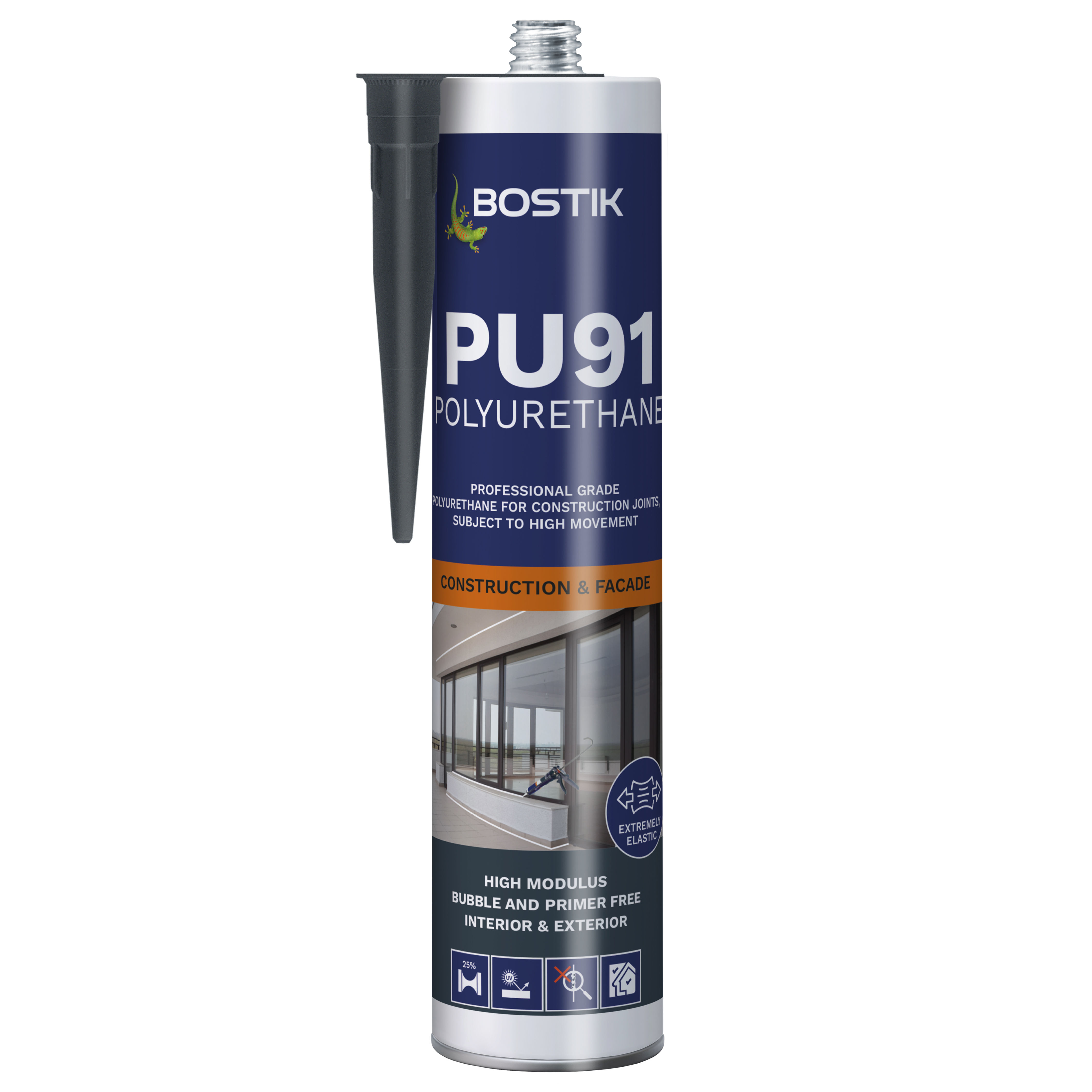 Bostik PU91 Construction and Facade Polyurethane Sealant White 300ml