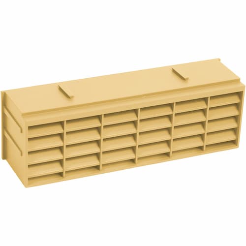 Air Brick Louvre Buff (220mm x 70mm) 9" x 3"