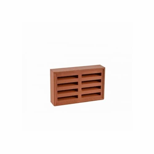 WT Knowles Air Brick Louvre Red 9" x 3" - YA16R