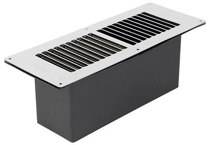 Stadium Floor Ventilator with Chrome Grill - BM435/C