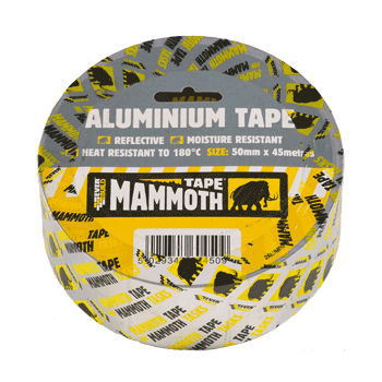 Everbuild Mammoth Aluminium Tape 100mm x 45m - 2ALUM100