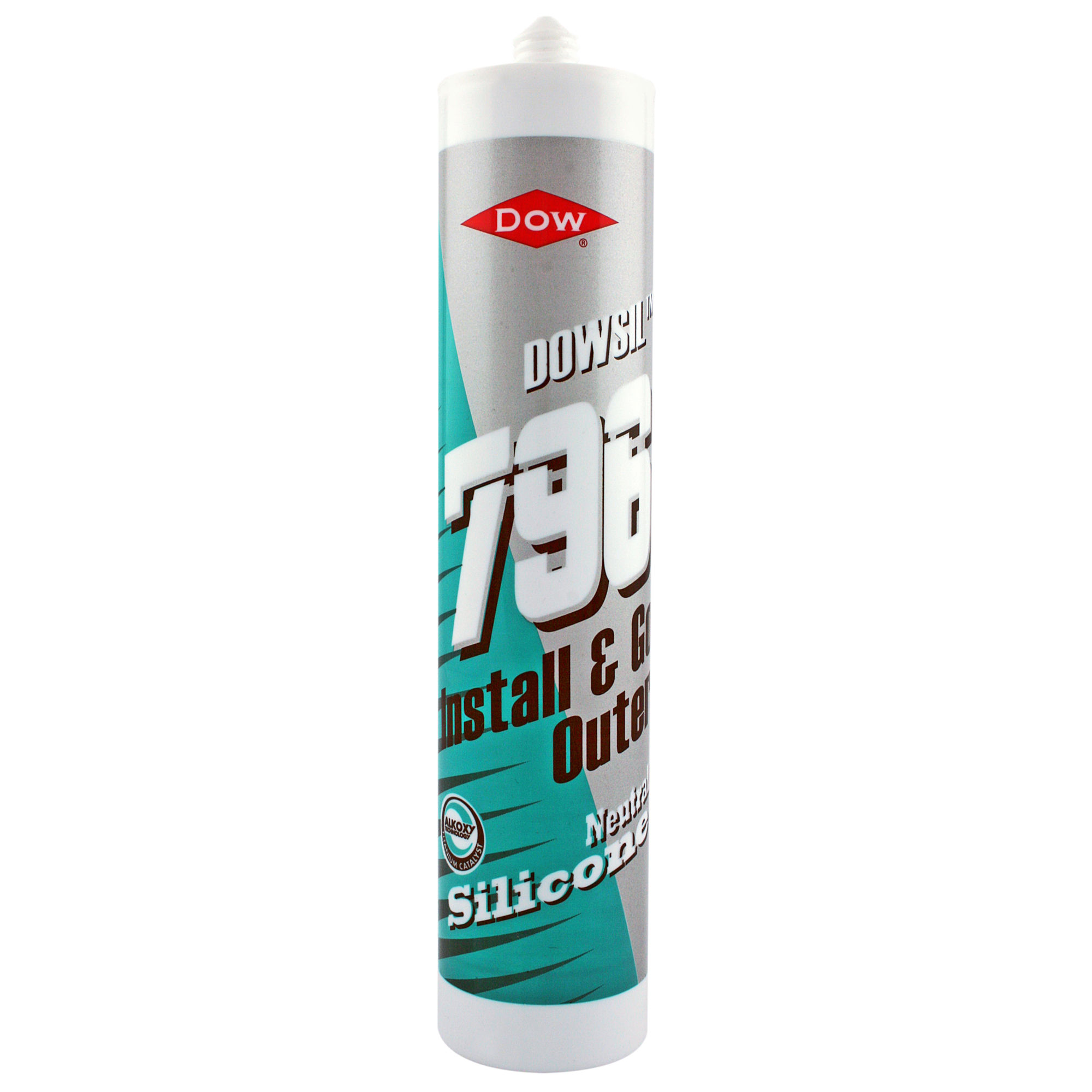 Dow Corning 796 PVCu, Wood & Aluminium Silicone Sealant Brilliant White 310ml
