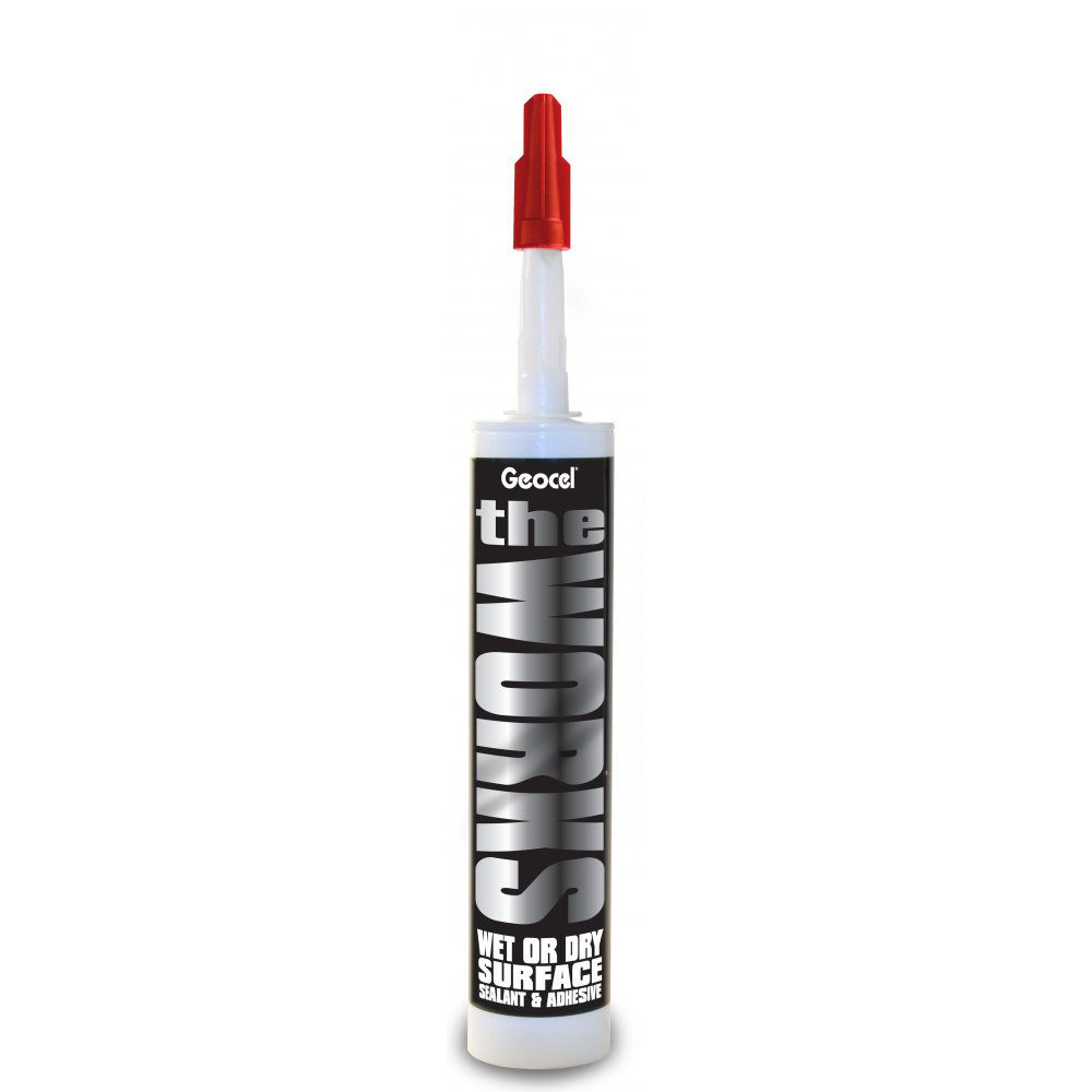 The Works 'Wet or Dry' Sealant & Adhesive White 290ml