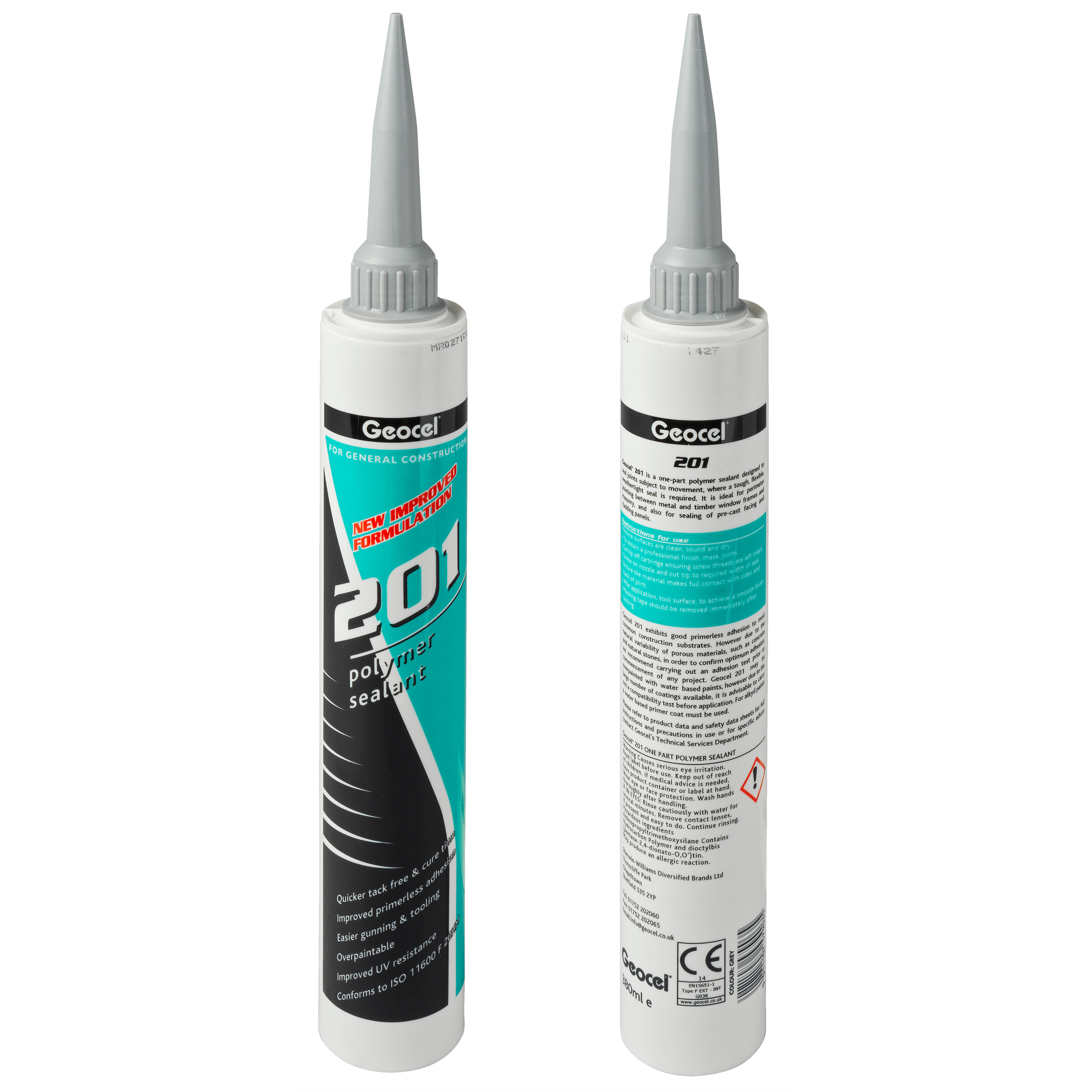 Geocel 201 Polysulphide Sealant Grey 380ml