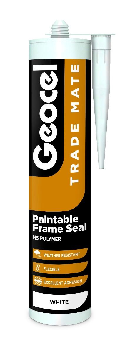 Trade Mate Silicone Frame Seal White 310ml