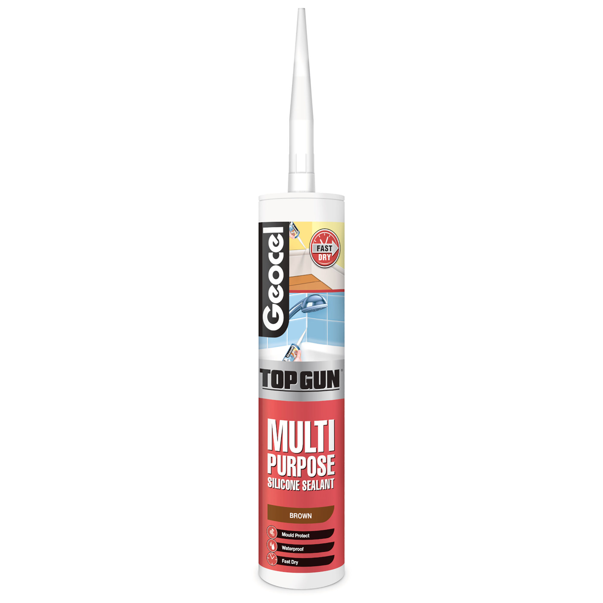 Top Gun All Purpose Silicone Brown