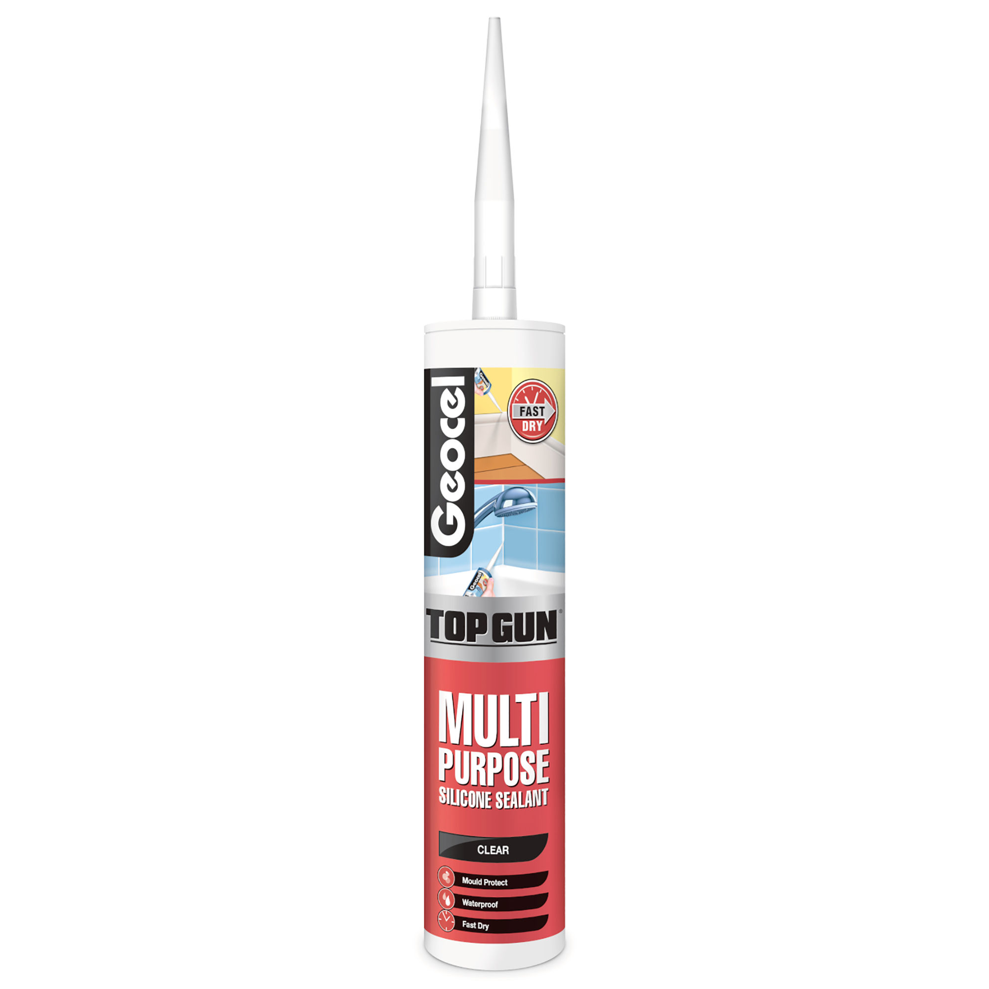 Top Gun All Purpose Silicone Clear