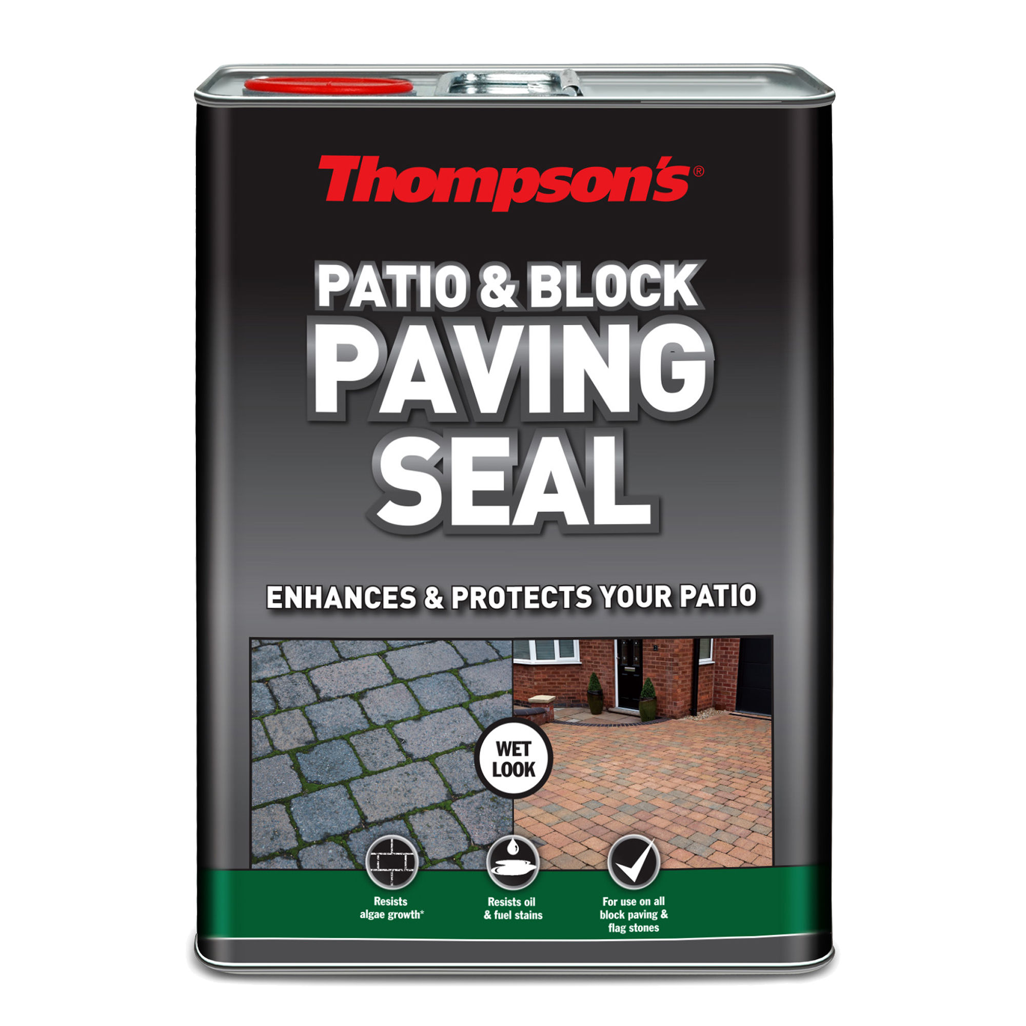 Thompsons Patio & Block Paving Seal Wet Look 5L