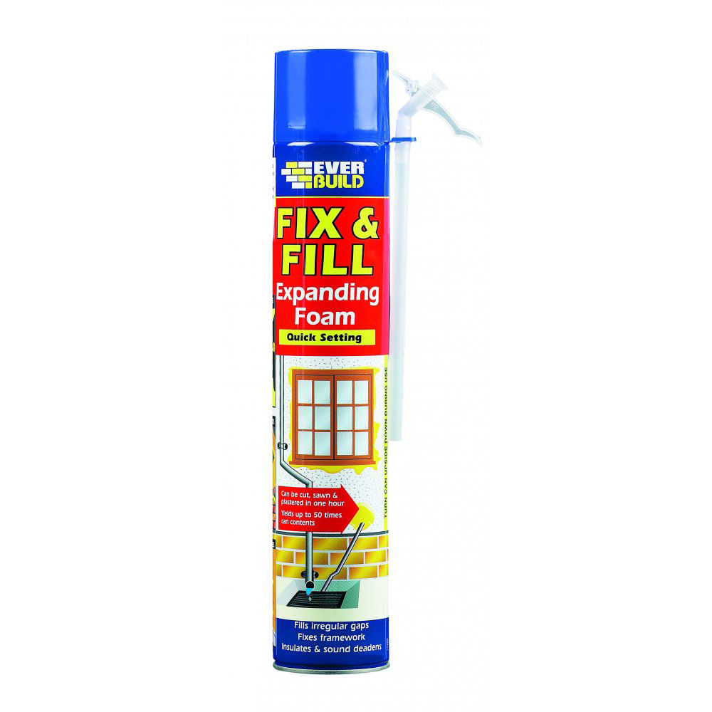 Everbuild Fix & Fill Expanding Foam 750ml