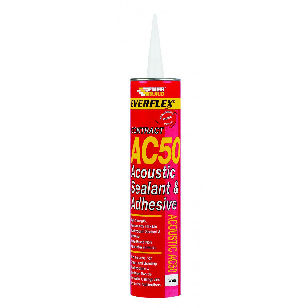 Everbuild AC50 Acoustic Sealant and Adhesive C4 380ml