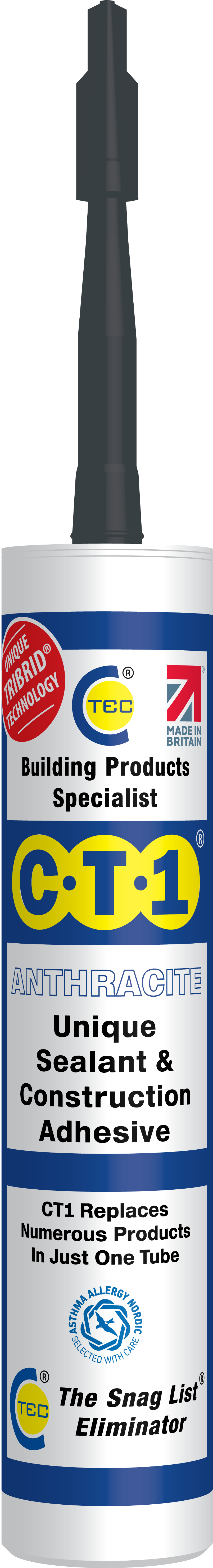 C-Tec CT1 Anthracite Grey 290ml - 535307