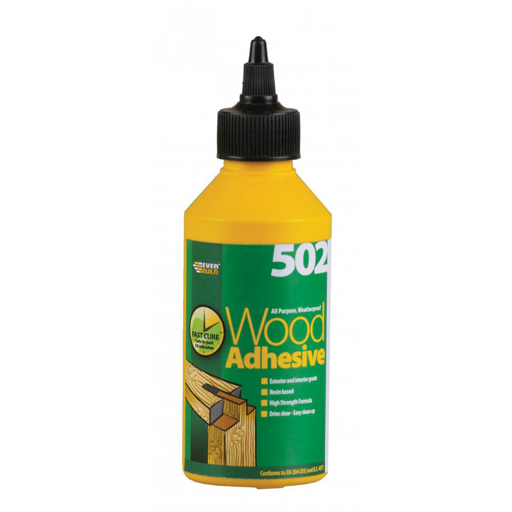 Everbuild 502 All Purpose Weatherproof Wood Adhesive 250ml