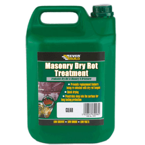 Everbuild Lumberjack Masonry Dry Rot Treatment 5L