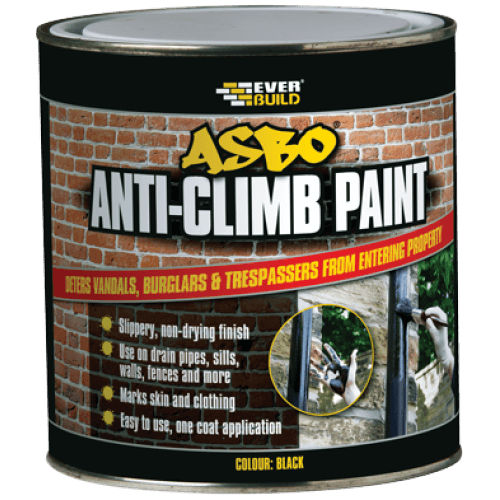 Everbuild ASBO Anti-Climb Paint Black 1L