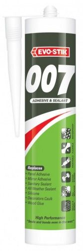 Evo Stik 007 Multi Purpose Adhesive and Sealant Ivory  290ml - 555358