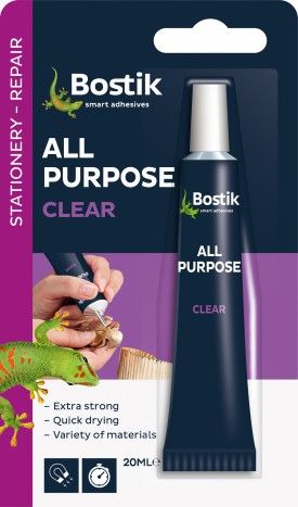 Bostik All Purpose Glue Clear 50ml - 80208