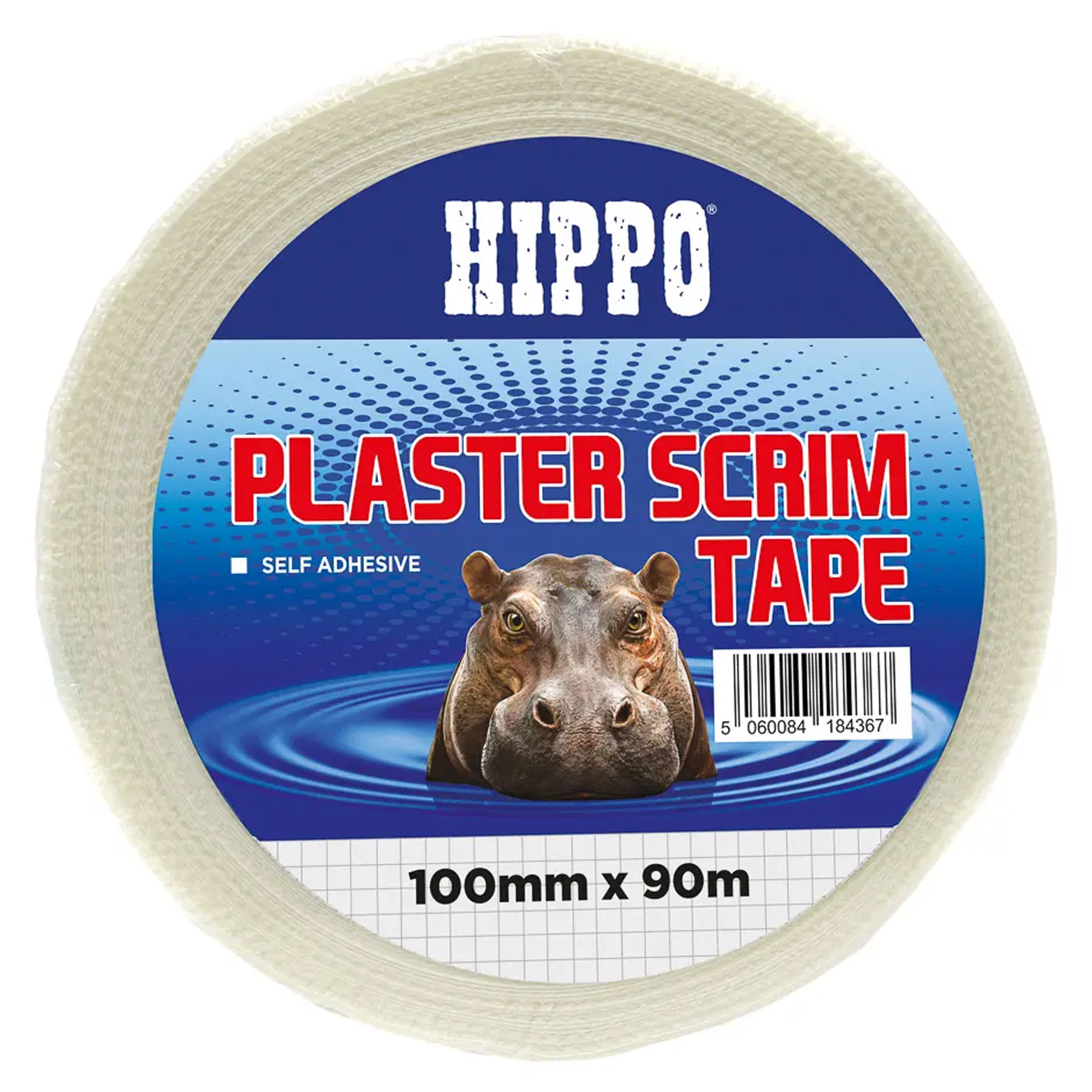 Hippo Plaster Scrim Tape White 100mm x 90m