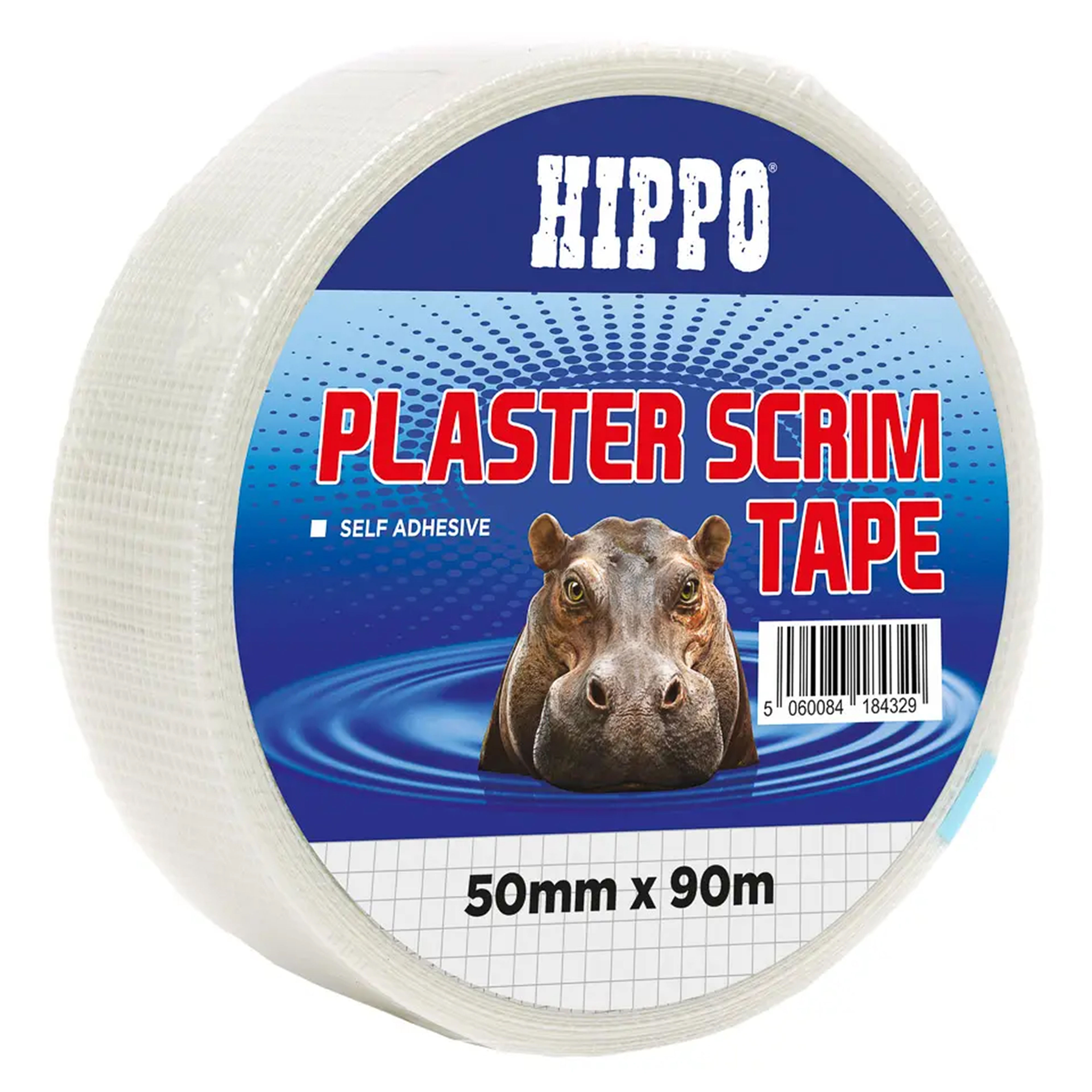Hippo Plaster Scrim Tape White 50mm x 90m