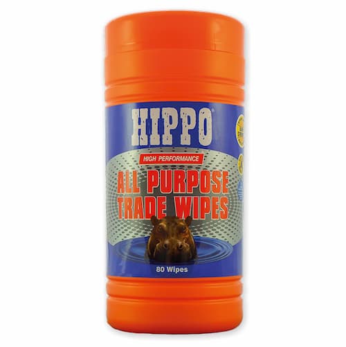 Hippo All Purpose Trade Wipes (Plastic Tub of 80) H18710