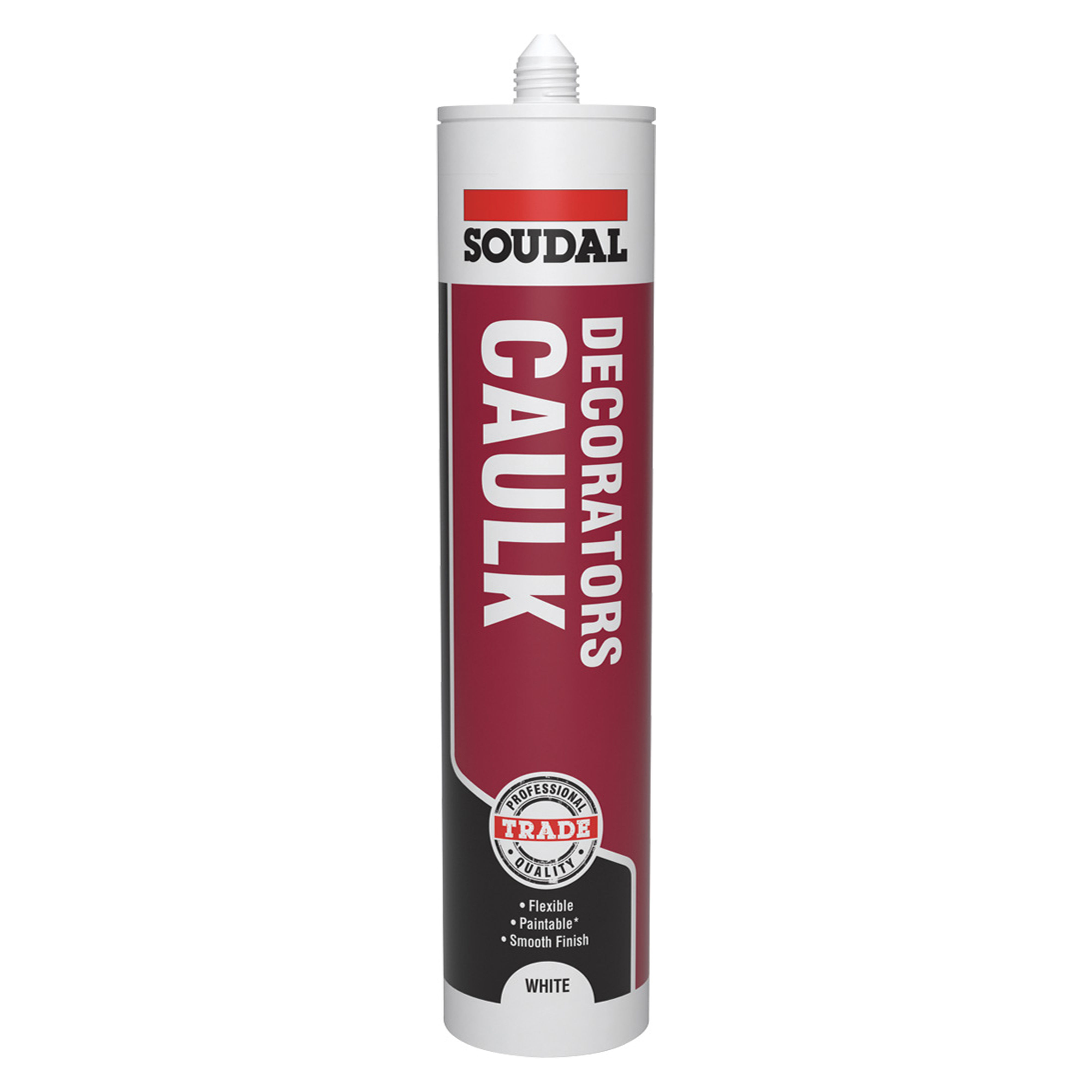 Soudal Trade Decorators Caulk White 290ml