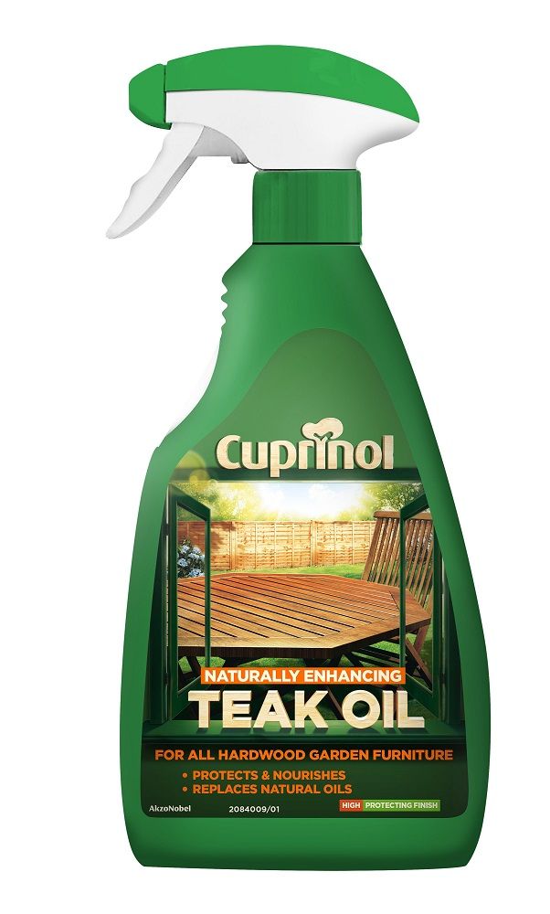 Cuprinol Natural Enhancing Teak Oil Sprayable 500ml