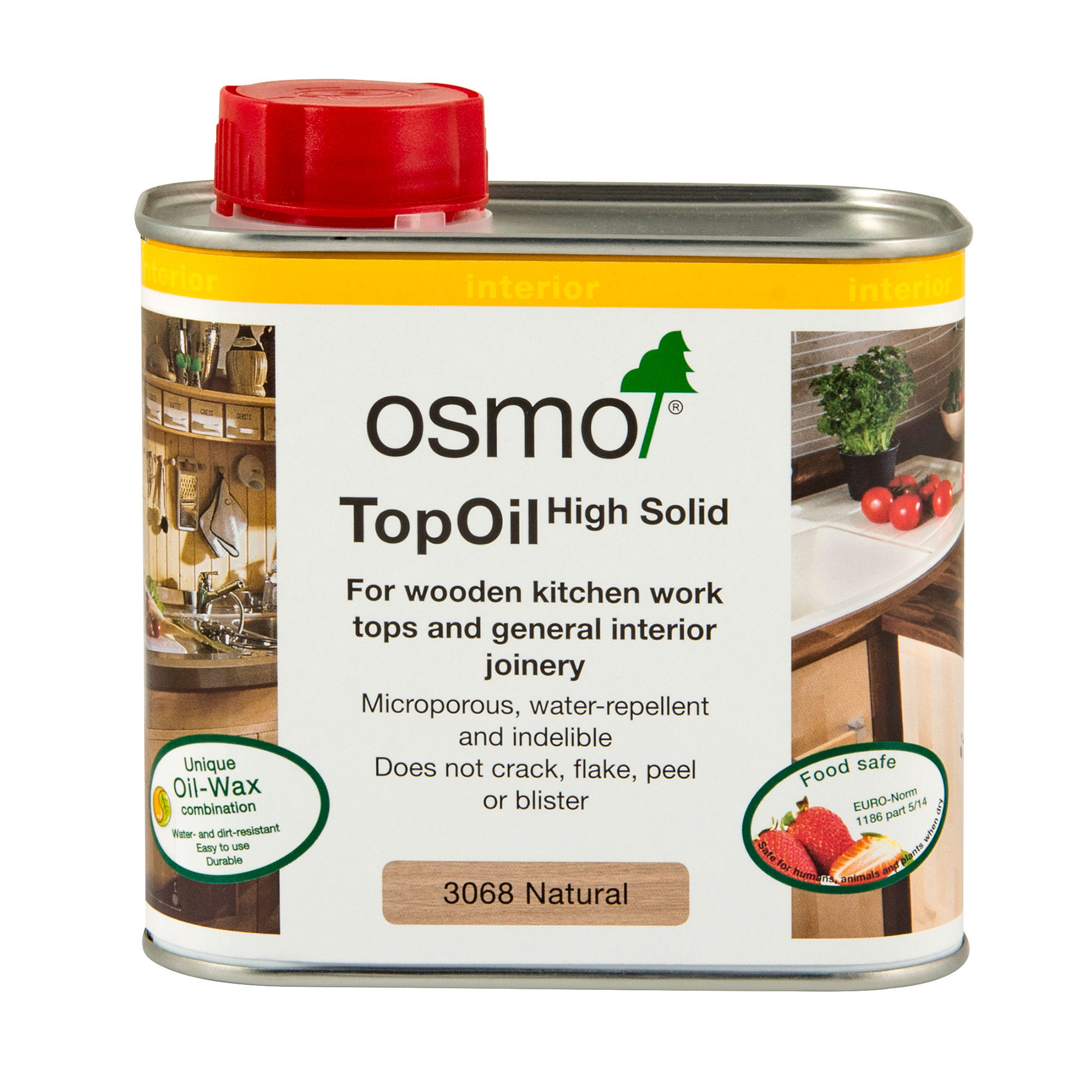 Osmo TopOil Clear Wood Oil Natural Matt 0.5L - 3068