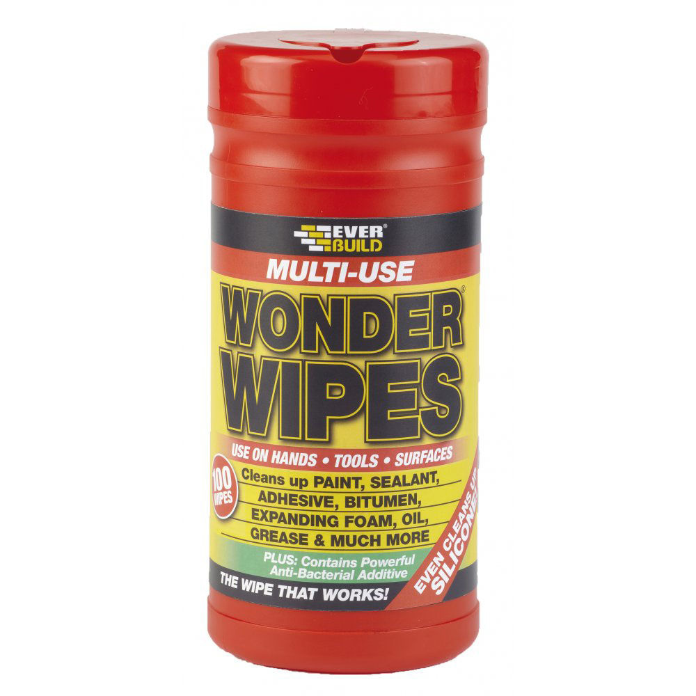 Everbuild Multi-Use Wonder Wipes Trade Tub (100 Wipes)