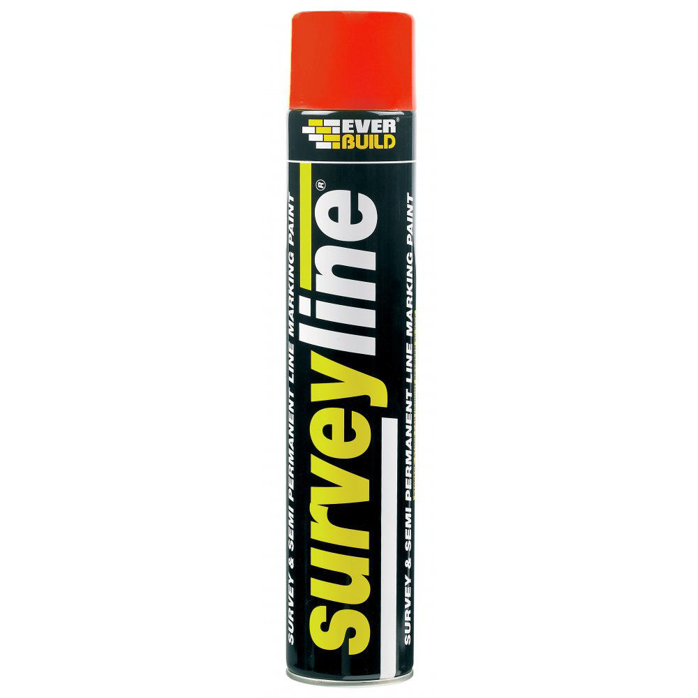 Everbuild Surveyline Marker Spray Red 700ml