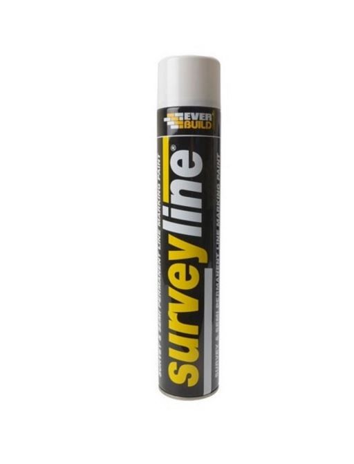 Everbuild Surveyline Marker Spray White 700ml