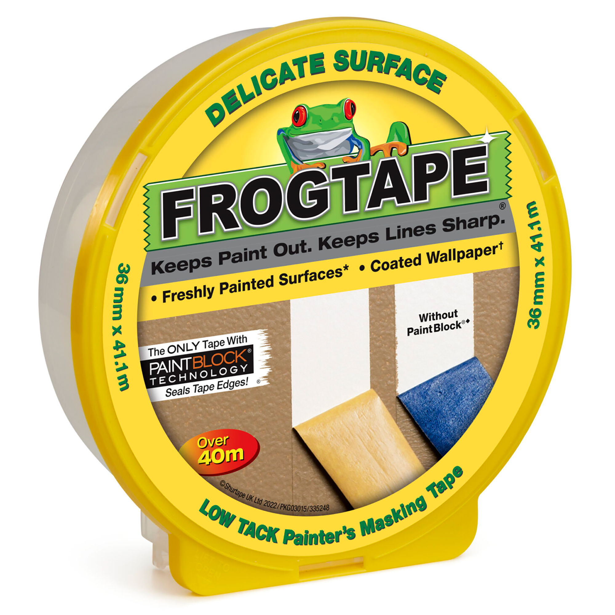 FrogTape Delicate Surface Painter's Masking Tape 36mm x 41.1m