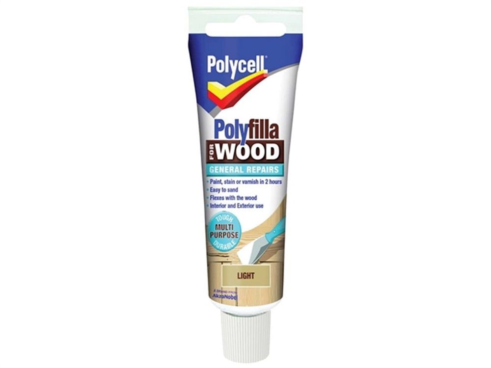 Polycell Polyfilla Wood Filler General Repairs Tube Medium 330g